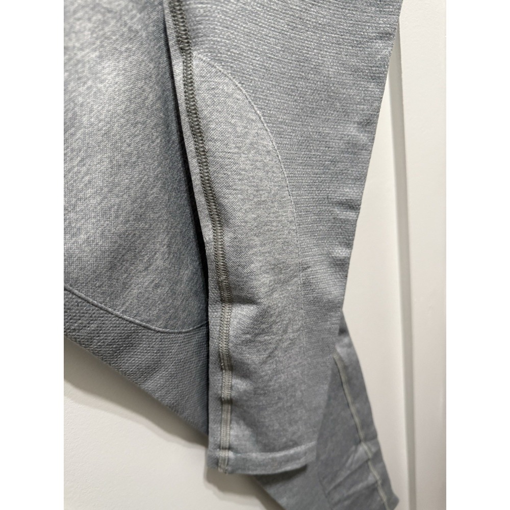 Gymshark Flex Seamless‎ Leggings Grey Purple Size M Gym Yoga Compression Workout - Picture 10 of 13